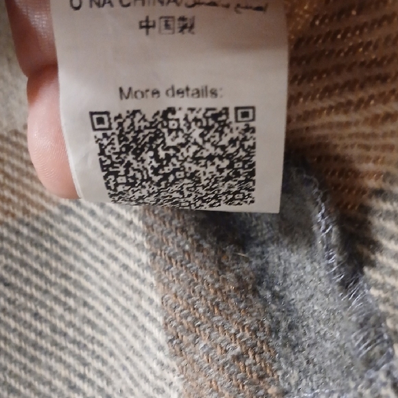 CHANEL Plaid Utility Jacket in Gray, Cream, and Brown - Picture 7 of 7